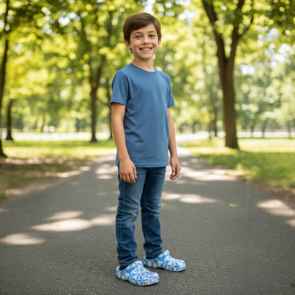 Big Kid Classic CROCS Venetian Blue Size J5/M5 - Picture 3 of 10